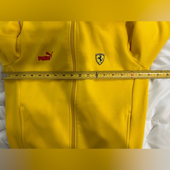 Puma Unisex Vibrant Yellow Bomber Jacket - Picture 10 of 10